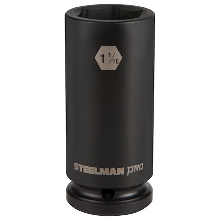 Steelman Pro 3/4" Drive x 1-1/16" 6-Point Deep Impact Socket 79266